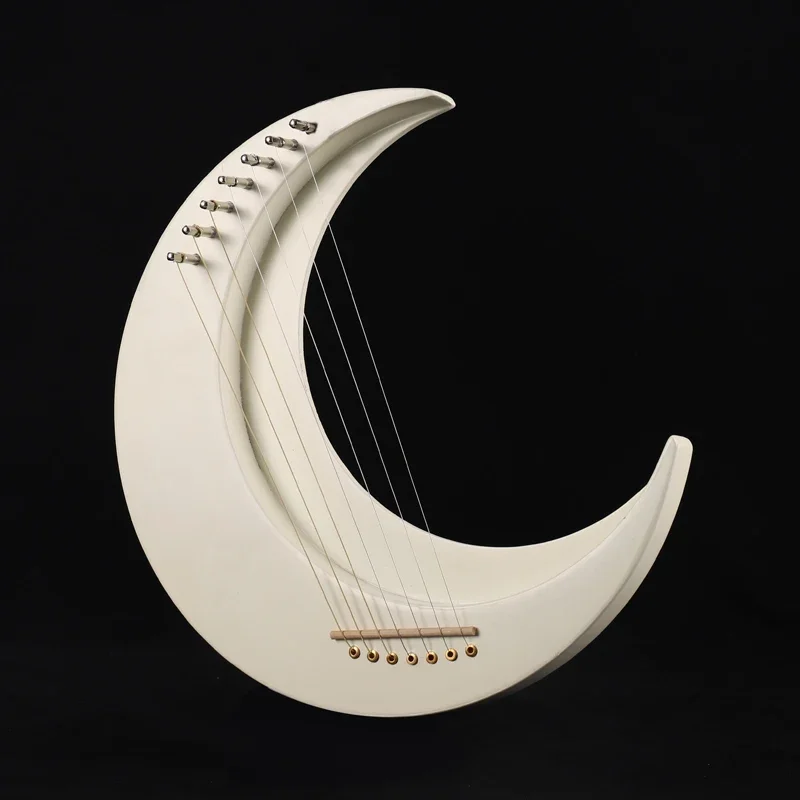 Portable Lyre Harp 7 String Miniature Moon Harp Professional Lira Instruments Adult Lyres Children's Rare Musical Instrument