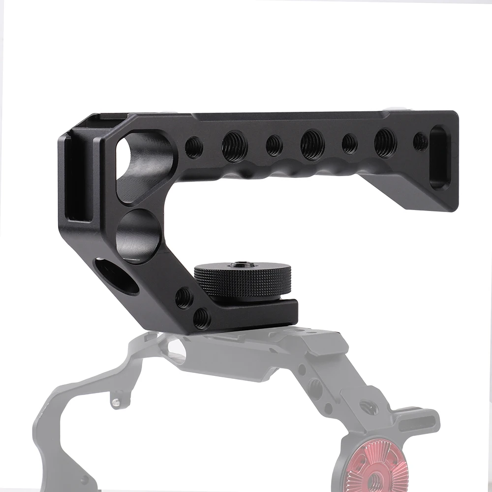 CAMVATE DSLR Houten Handvat Grip met Connector voor DV Video Camera Kooi (1 paar