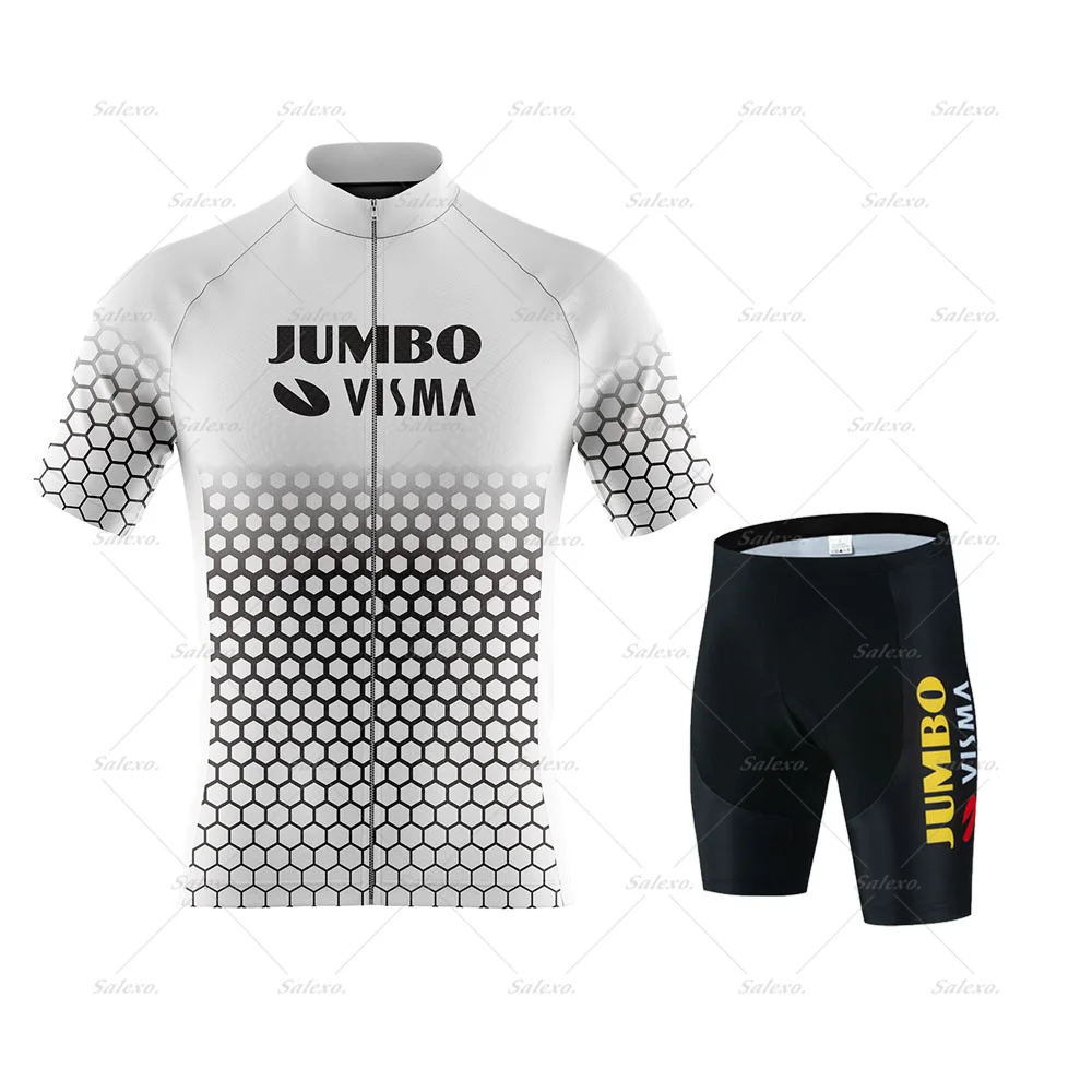 

Комплект одежды для велоспорта Jumbo Visma, мужская летняя дышащая Спортивная одежда для велоспорта, Джерси для горного велосипеда, одежда для велоспорта, 2023