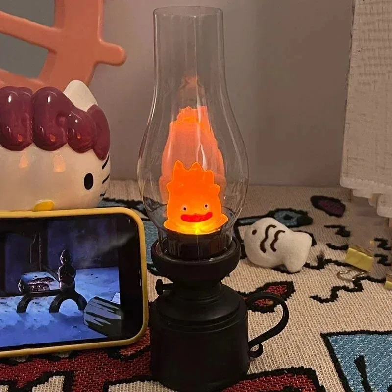 Casifa Night Light Vintage Flame Battery version Atmosphere Light Decor Party Decoration Luminescence Statue Bedroom Table Lamp