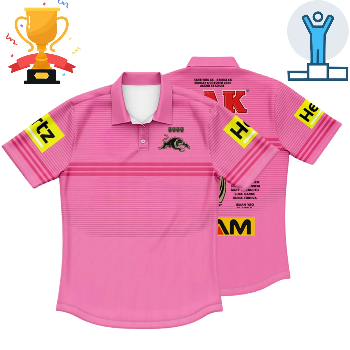 Black Panthers-Rugby debut/Championship/New/Multi piece/High quality rugby jerseys/Home and away games/Customized