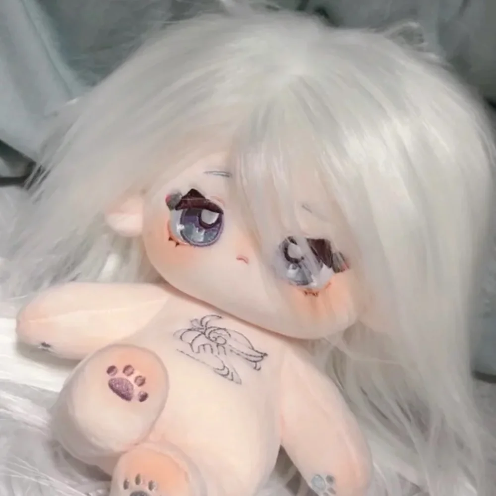 

Anime Game enshin Impac Shenhe Long Hair Princess 20cm Cute Plushie Body Cosplay Cotton Stuffed Dress Up s Pillow