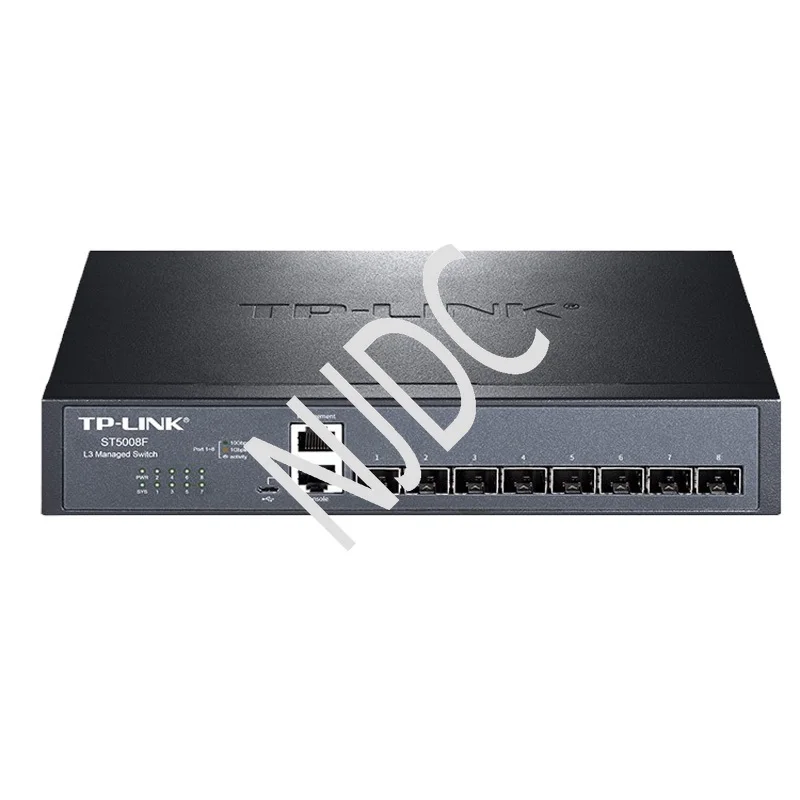 

TL-ST5008F 10000 Мбит/с, 10-гигабитный оптический порт SFP, 10-гигабитный сетевой коммутатор, управление сетью, Поддержка VLan