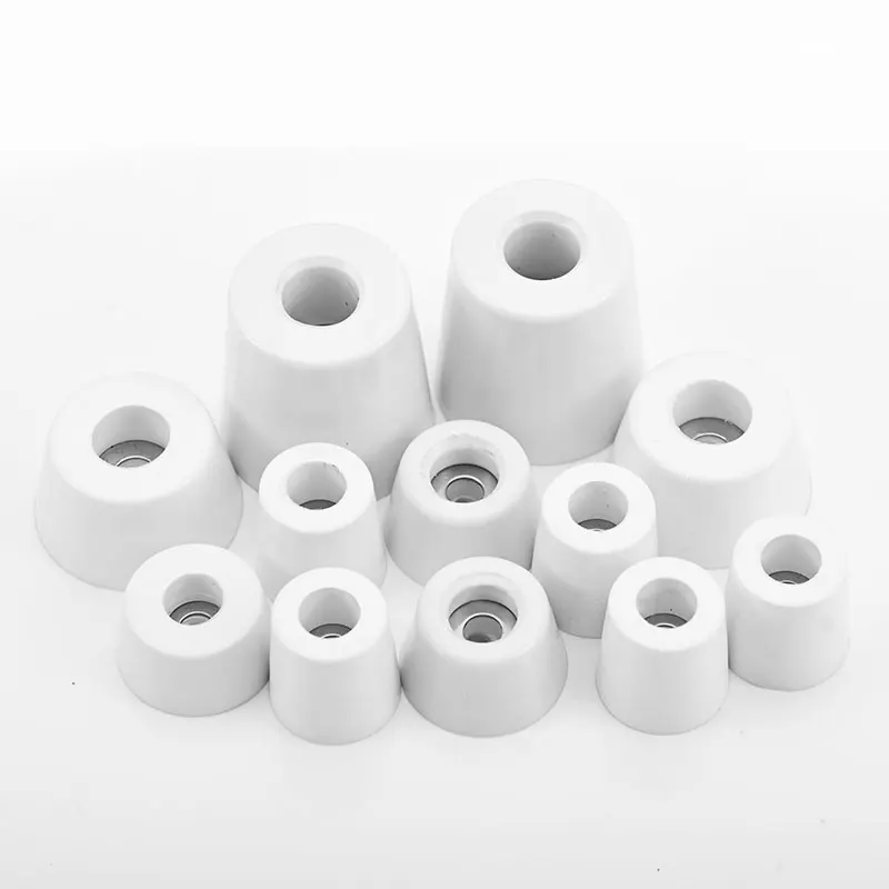 10Pc White Rubber Feet Non-slip Furniture Foot Pad Table Leg Cabinet Bottom Pad for Table Chair Leg Foot Protector Cover