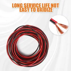 Premium Red and Black Speaker Cable - High - Quality Audio Core Tinned Copper Wire for Enhanced Sound Systems
