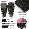 Brazilian Human Hair Lace Frontal Closure Only Loose Deep Wave Lace Closure Curly Straight Body Wave Lace Closure OnlyPreplucked 2