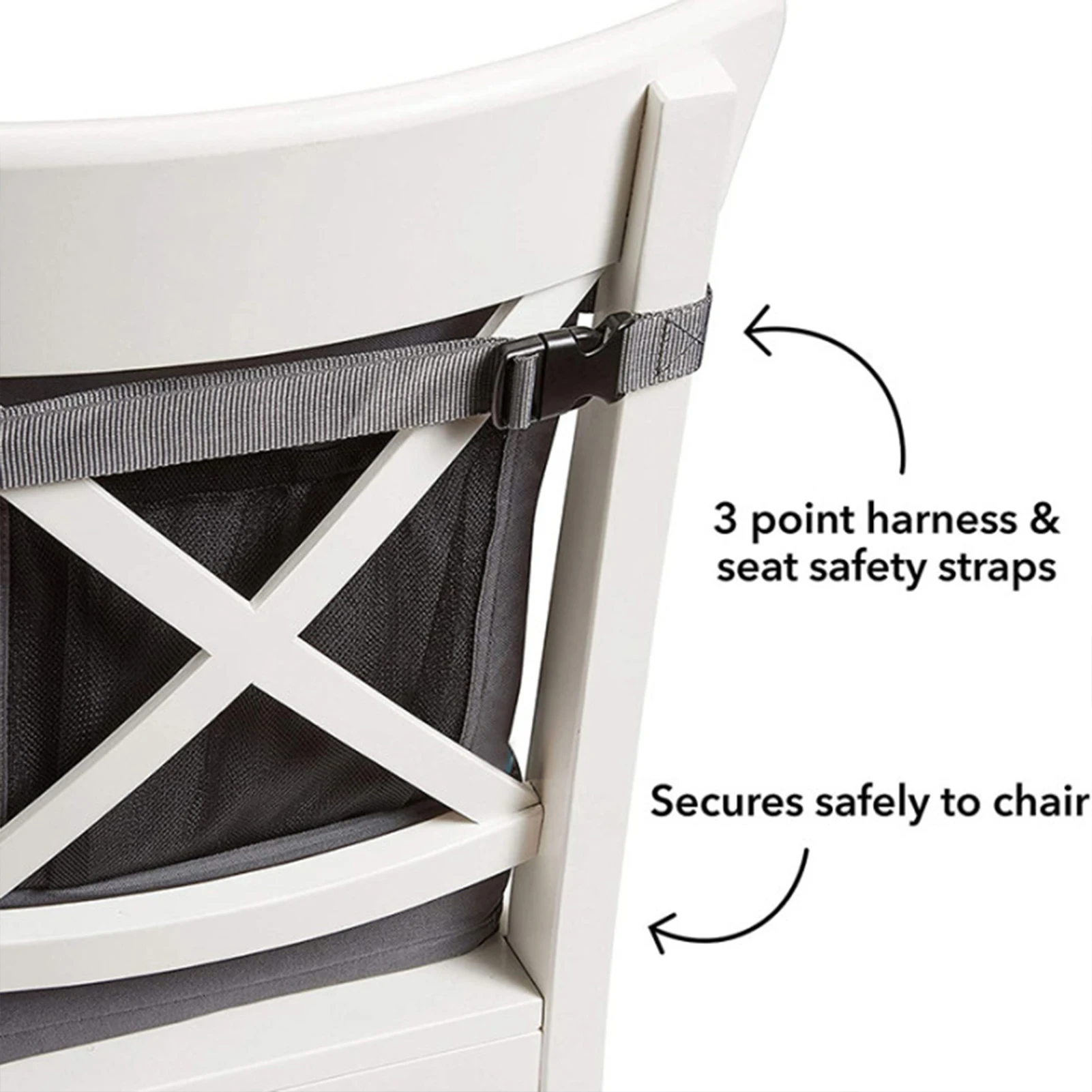 Adjustable Children Increased Chair Pad Baby Furnitur Booster Seat Backrest Cushion Sponge Portable Kids Dining Cushion ChairPad
