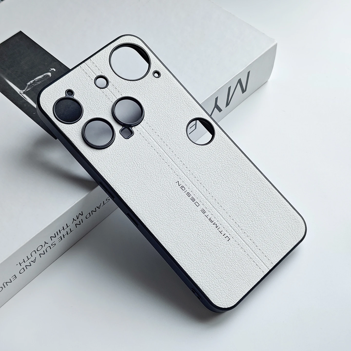 Luxury PU Leather Skin-Friendly Protective Back Cover Case