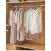 Clothes Dust Cover Bedroom Closet Hanging Floor Transparent Household Coat Dust Cover Garment Rack Cover Storage Organizer 6