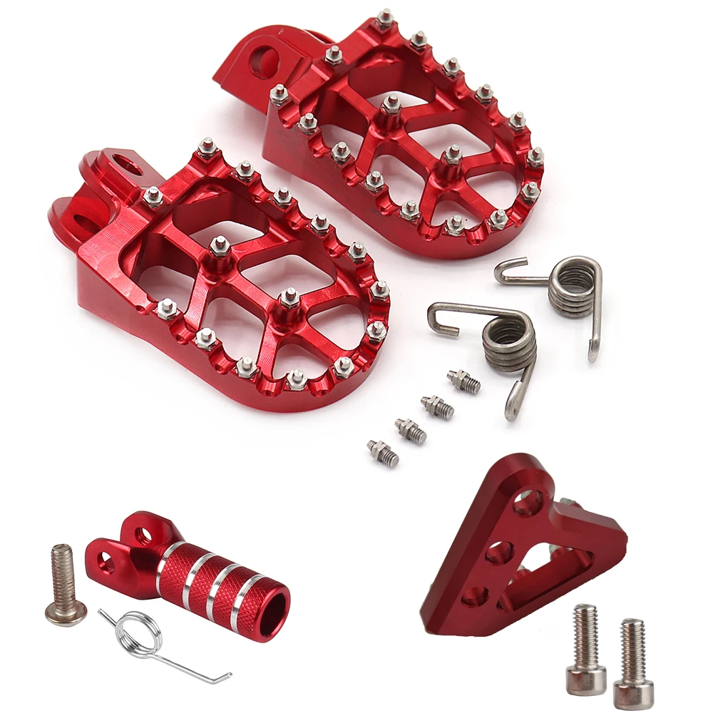 Motorcycle Accessories Motorcycle Footrests Motorcycle Foot Pedals For KTM SX SXF EXC EXCF XC XCF XCW XCFW 65 85 125 150 200 250 300 350-1290 Motorcycle Foot Pegs FootRest Footpegs Rests Pedals