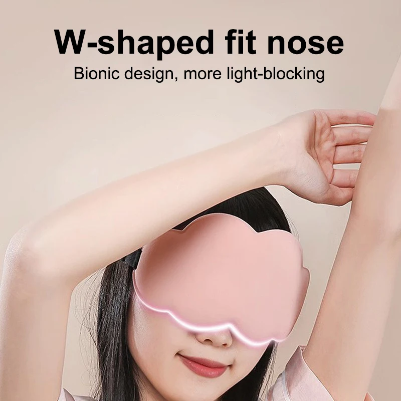 3D Sleeping Mask Memory Foam Block Out Light Eye Shade Blindfold For Tiredness Relief Night Sleeping Aid Face Mask Eyepatch