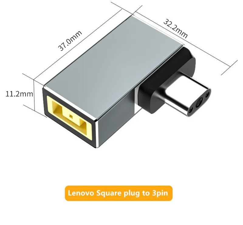 DC 5.5*2.5 7.4*5.0mm Female to 3pin Plug Adapter Converter Laptop Charging for Razer Blade Pro 15 17 RC30-024801 | Компьютеры и офис