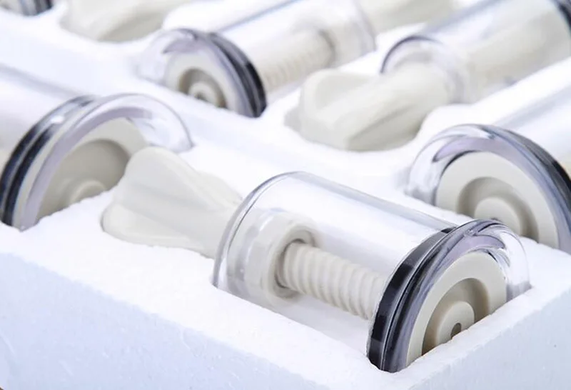 HANRIVER Vacuum cupping, 9 canned household hand twist type magnetic therapy cupping rotary extraction cupping