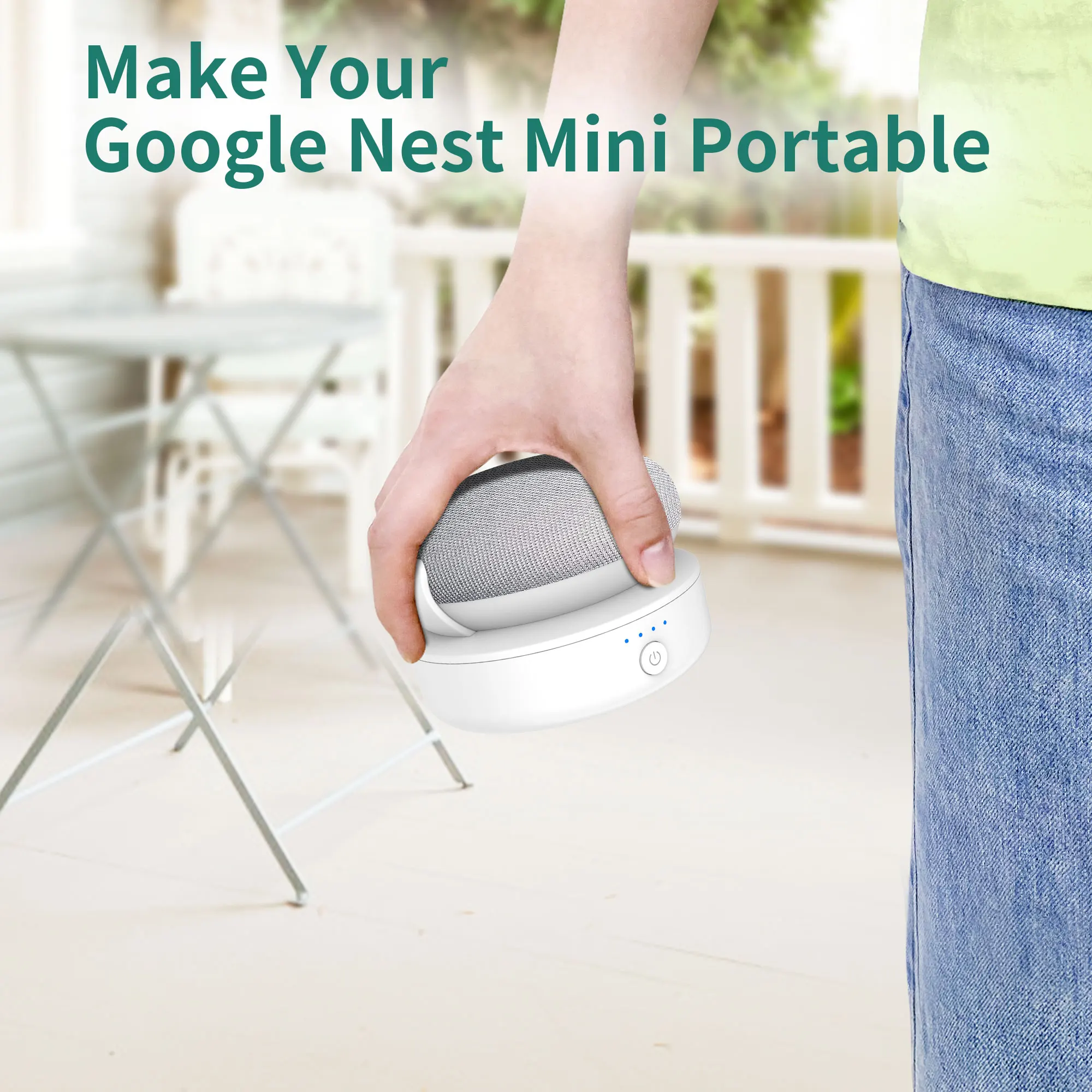 Battery Pack Make Google Home Mini Portable Google Home Mini