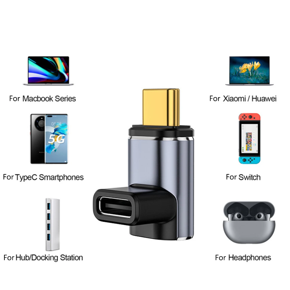 Pd 100w Fast Data Transfer Aluminum Alloy Usb4.0 40gbps Data Transmission Connector High-speed Support 8k 60hz for Thunderbolt 4