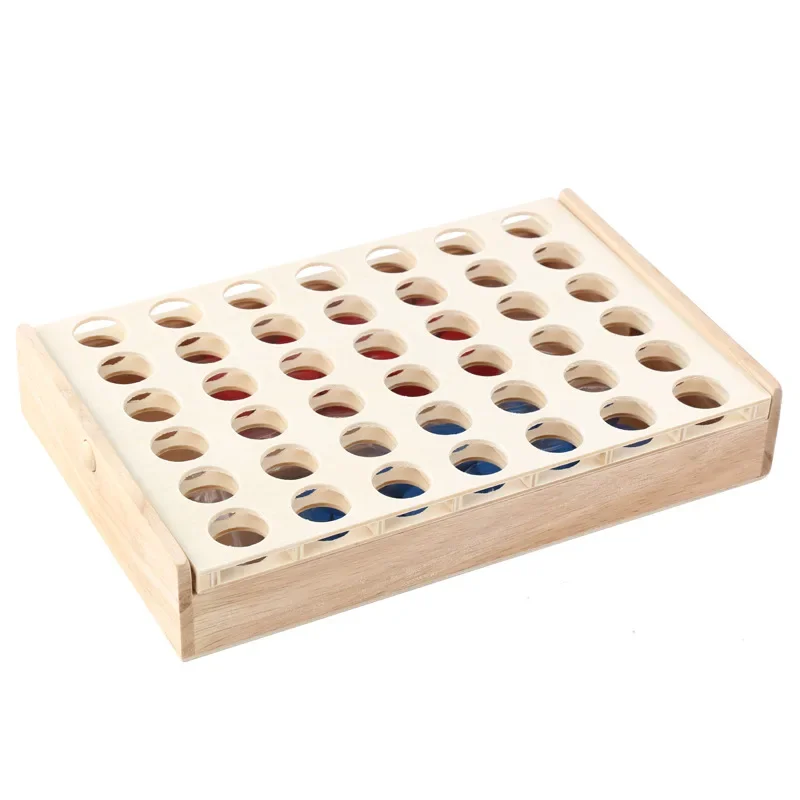 Foldable Connect 4 In A Line Board Game Classic Party Chess Family Toy Early Educational Puzzle Children Thinking Training Gifts