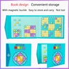 Sudoku Game 4 in 1 Magnetic Wooden Sudoku Game Book Preschool Early Learning Kids Educational Math Toy Puzzle Gift Sudoku 1