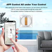 Liectroux YW710 Robot Window Cleaner Laser Sensor,Double Water Spray,Strong Vacuum,Home Wall Glass Cleaning Robot,App Control 4