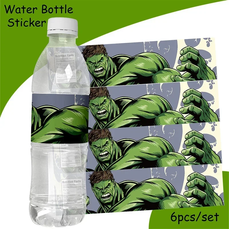 thumbnail image 1 of Suministros para fiestas de Hulk Hero, decoraciones para cumpleaños de niños, vajilla desechable, mantel, vasos, platos, recuerdos de fiesta del día del niño, 1 of 5