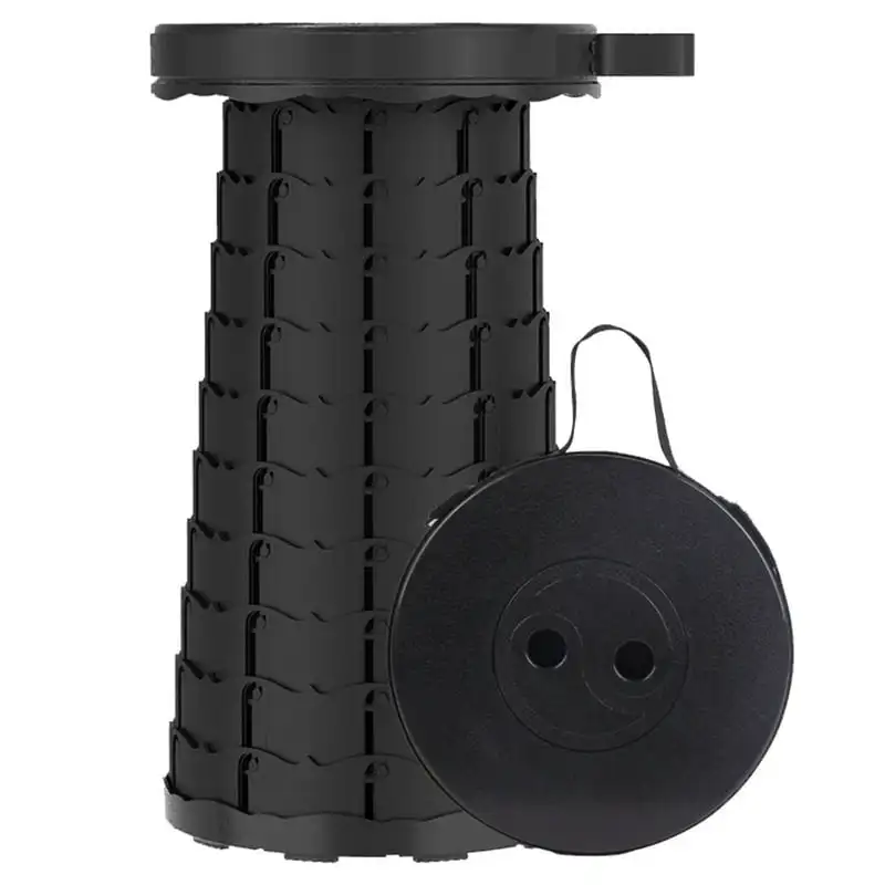 

Portable Telescopic Stool, Used for Camping Garden Fishing Hiking Barbecue, Adjustable Plastic Stool,