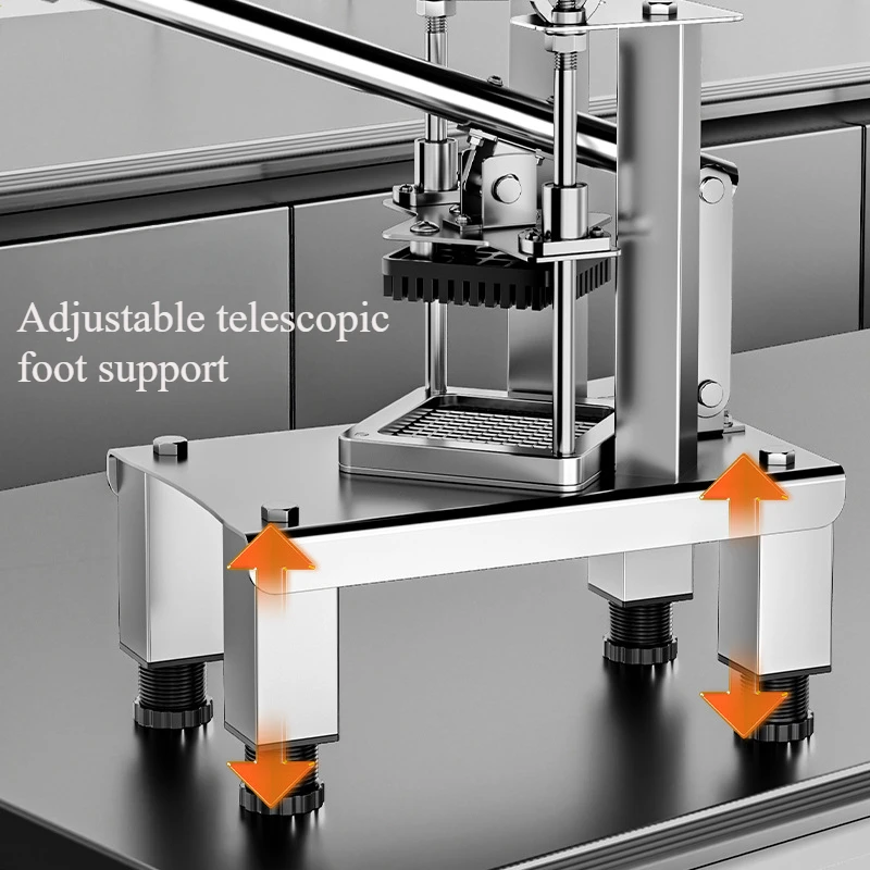 Manual French Fry Cutting Machine Potato Strip Cucumber Radish Lettuce Dicing and Shredding Machine Kitchen Tools
