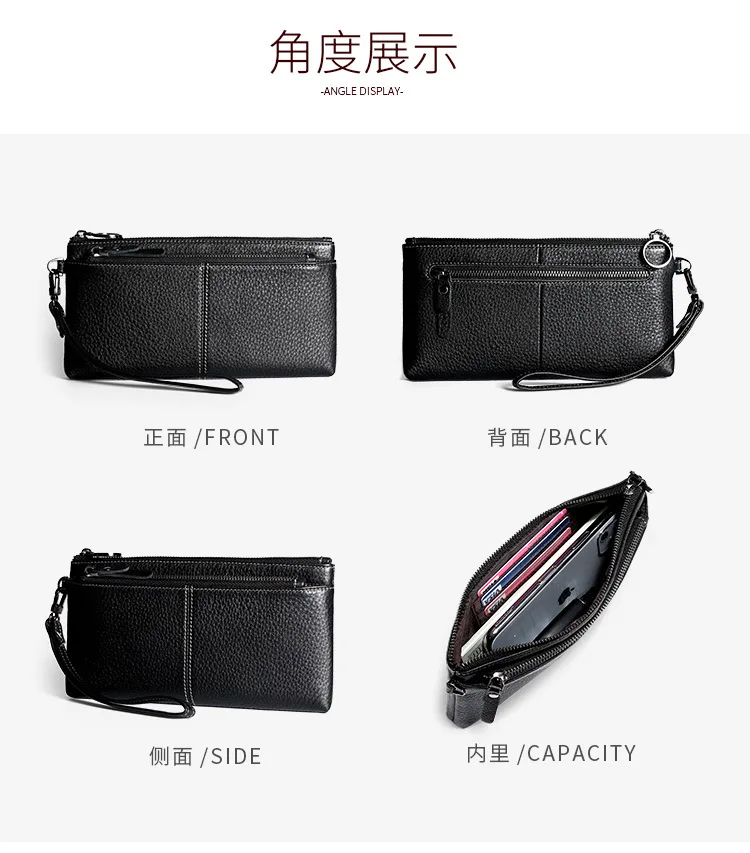 New style headskin fashion lady's handbag hand-held zipper mobile phone purse function women's handbag