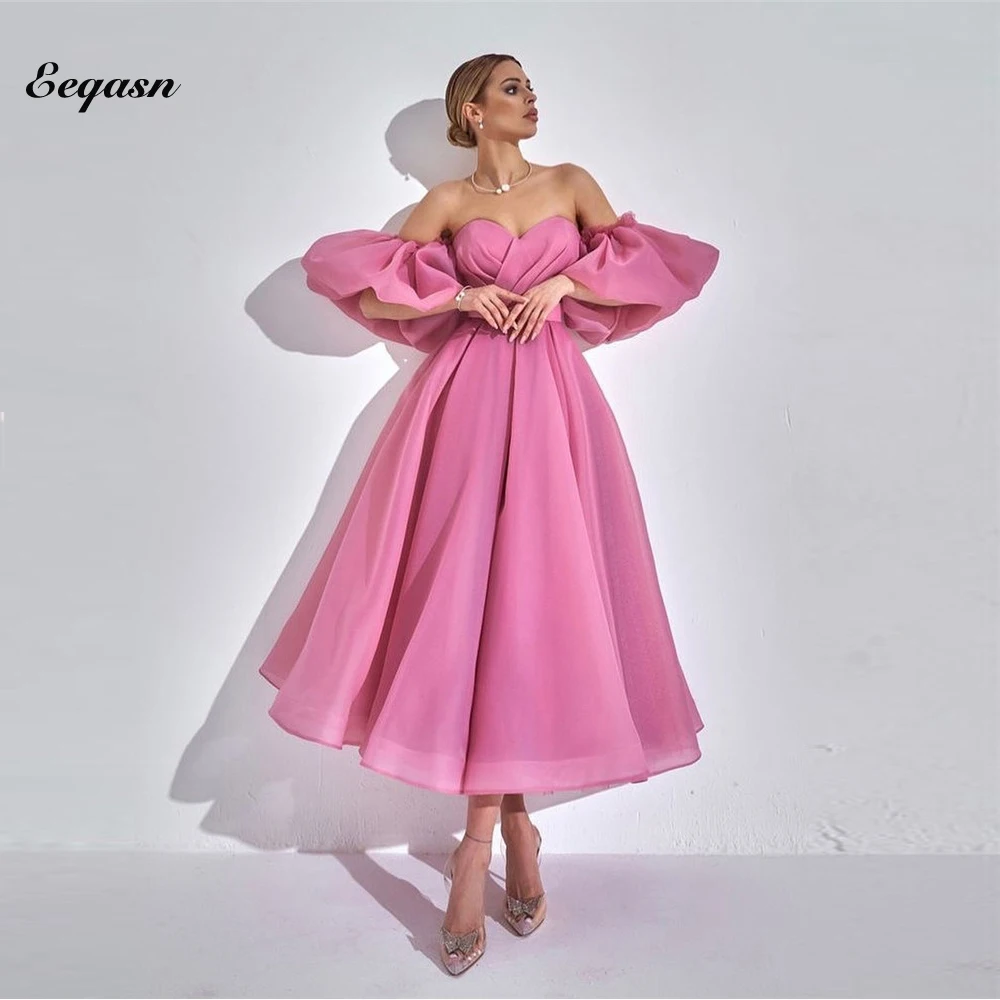 Royal Amirah Full Shoulder Pink Evening Dress H1766
