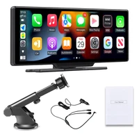 Écran Carplay 10.26 pouces pour voiture, CarPlay sans fil et Android Auto, lecteur vidéo multimédia universel pour autoradio, lecteur de voiture BT AUX FM 6