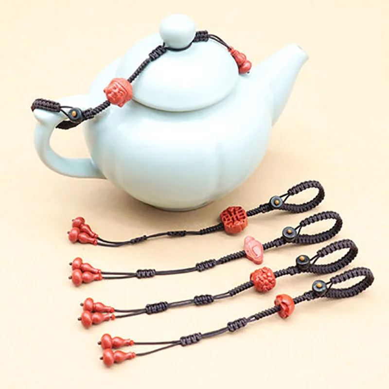 Handmade Ceramic Teapot with Eye Catching Style & Rope Wrapped