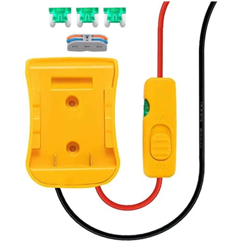 Adattatore Di Alimentazione Adattatore Connettore Di Alimentazione Kit Convertitore Batteria 18V Per Batteria Dewalt 20V Per Dewalt Dcb205 Dcb206 Dcb2