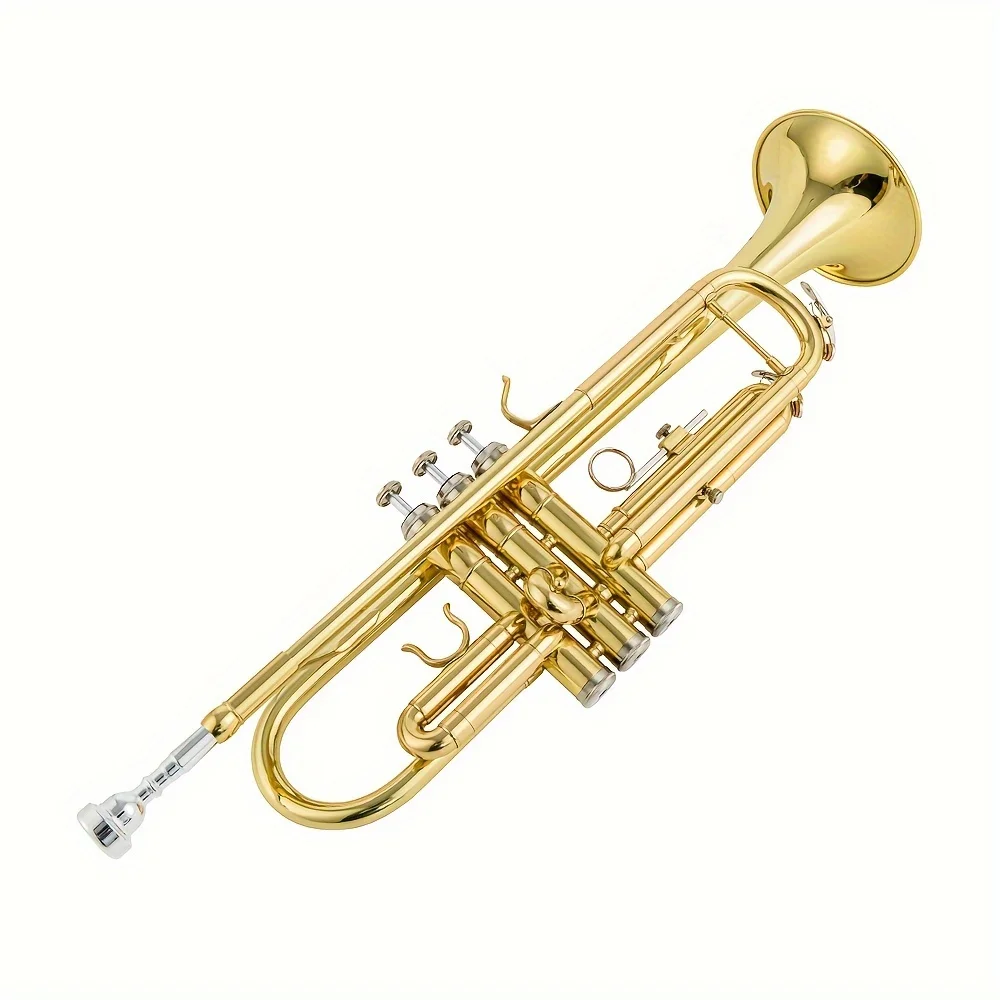 

Classic JY Professional B-flat Tenor Trumpet – Lacquered Brass with Elegant Case, Ideal for Beginner to Intermediate Jazz