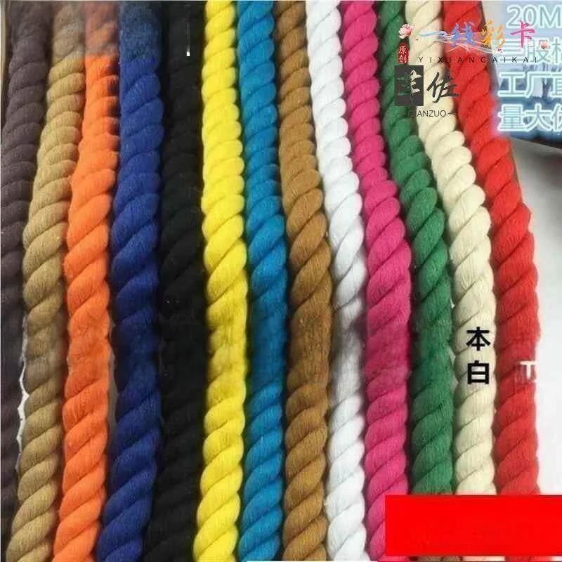두꺼운 로프 대형 화물 트럭 특수 결속용 내구성 있는 꼬임 로프 흰색 수제 천연 황마 로프 농업용