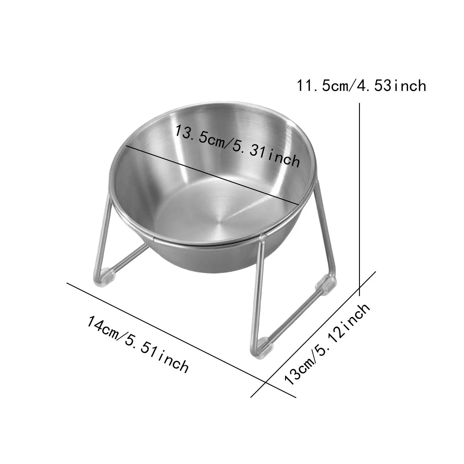 Cat Bowl Supplies Tilted Easy to Clean Comfortable with Stand Nonslip Water Dish Bowl for Small Dogs Kitten Travel Puppy Indoor Cat Bowl Supplies Tilted Easy to Clean Comfortable with Stand Nonslip Water Dish Bowl for Small Dogs Kitten Travel Puppy Indoor