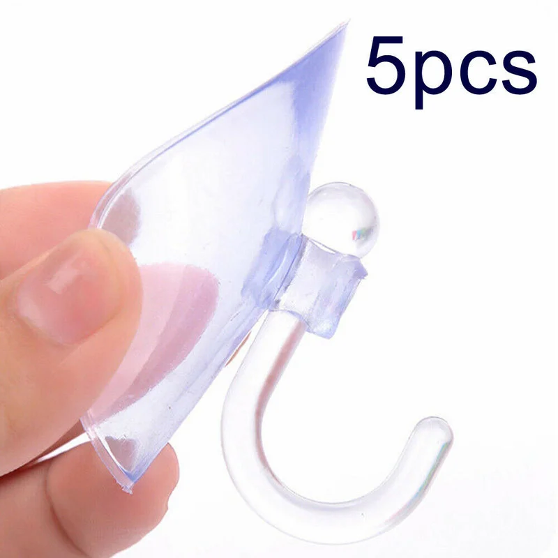 Suction Cups Caps Suckers Glass Window Wall Hook Hanger Kitchen Bathroom Cup Hooks Home Accessories 5Pcs/set suction cup hook,suction cups,multi purpose hooks,kitchen hooks,wall mount hooks,wall organizer hook