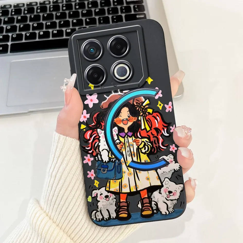 Shockproof Fashion Pattern Soft Silicone Matte Phone Case