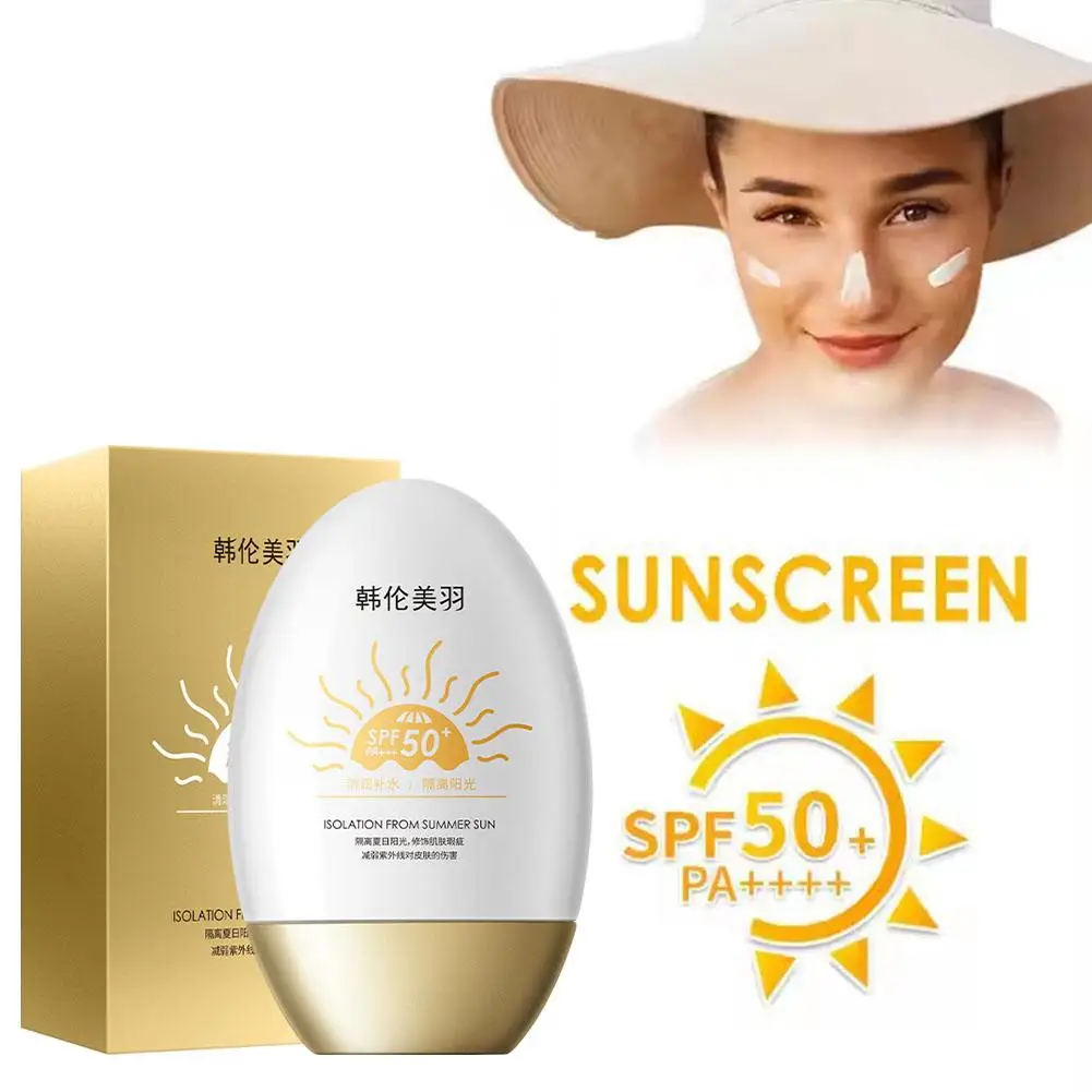 

Facial Sunscreen SunCream SPF50+Sunblock Skin Protective New Oil Moisturizer Anti Aging Sun Control Bleaching Cream Cream F G4O9