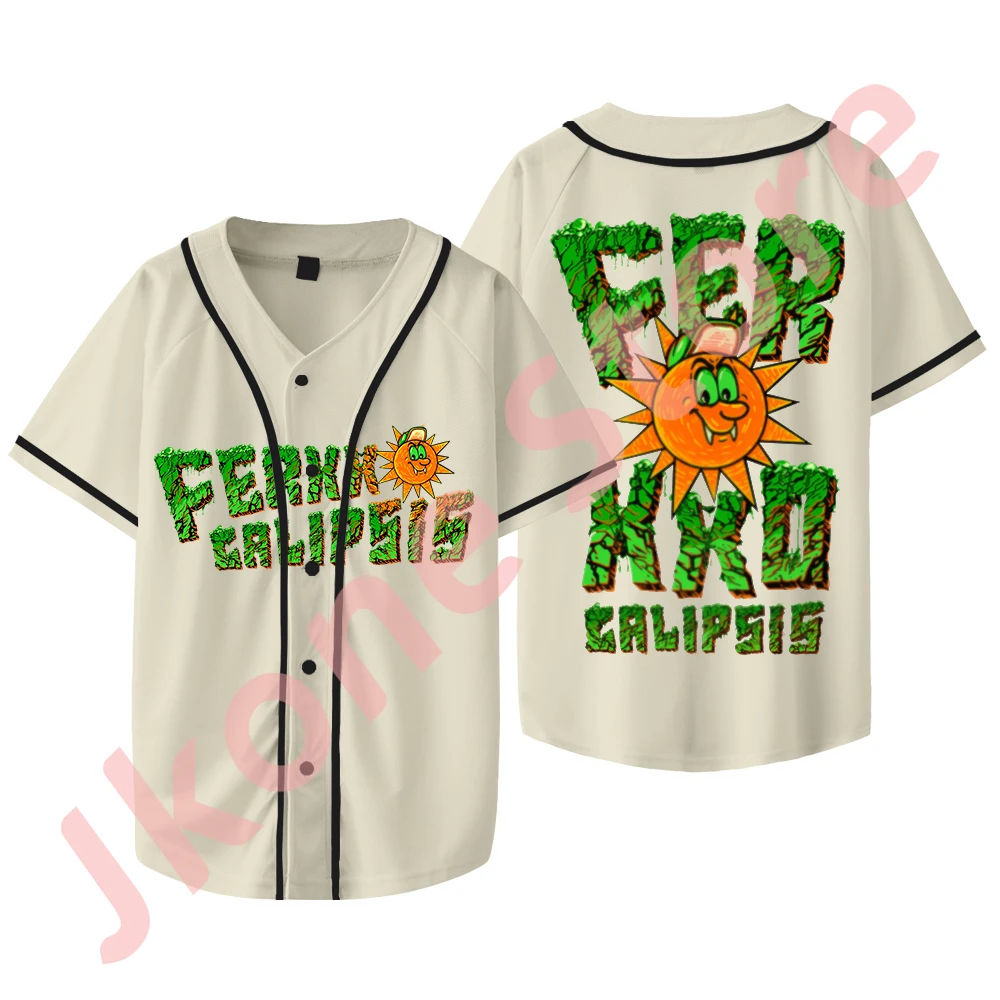 Feid Ferxxocalipsis Logo Merch Jersey Ferxxo Tour Baseball T-shirts Women Men Fashion Casual Short Sleeve Tee 4