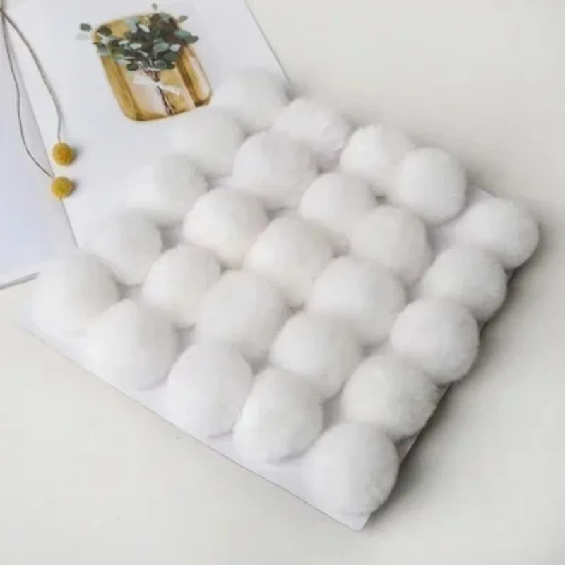 6cm Plush Soft Canopy DIY for Scarves, Hats, Shoes, Hats, Chains, Sewing Clothing, Craft Supplies, Beautiful and Decorative Use
