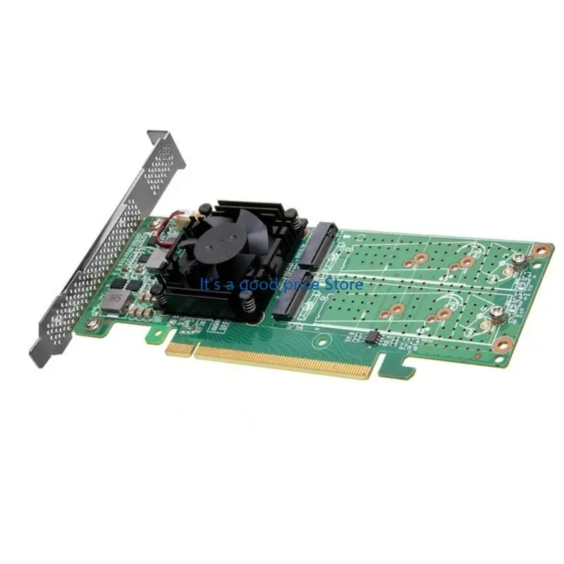 PCIe X16 4 포트 M.2 NVMe SSD 전용 어댑터 PLX8747 제어 칩 고속