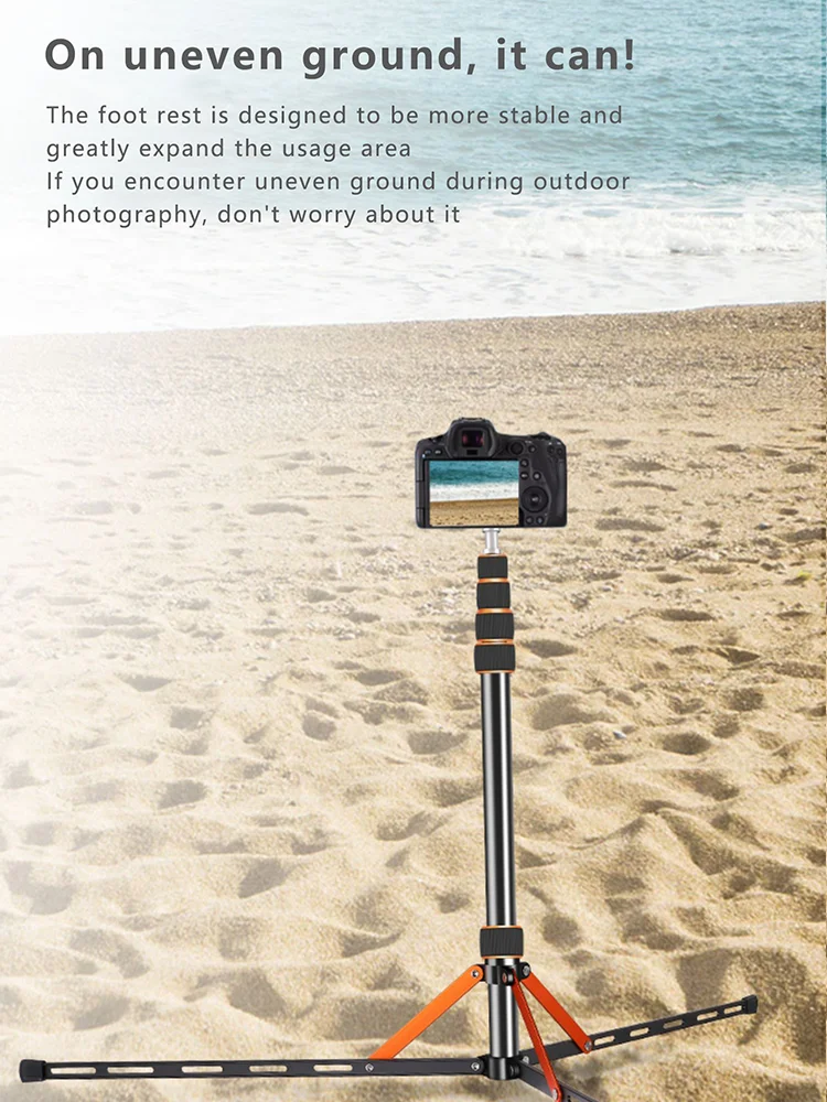 2.2m 86.7" LED Ring Light Stand Aluminum Alloy Flexible Tripod Stand For Phone DSLR Camera For Nanlite Jinbei Lamp light stand,photographic light stand