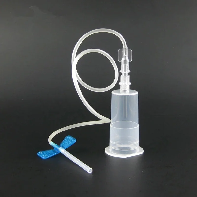 Butterfly Needles 50pcs + Plastic Holder 50pcs Disposable Safety Vacuum Blood Collection Set Pet Medical Scalp Vein Set disposable scalp needle disposable blood collection tube holder