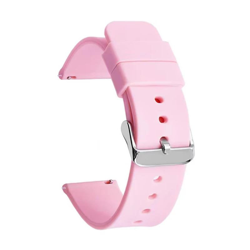 Silicone Quick Release Adjustable Water-Resistant Watch Strap