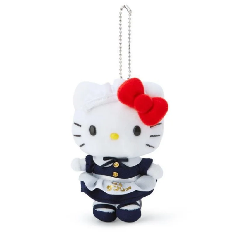 12cmsanrio kreslený kawaii můj melodie kuromi cinnamoroll kt kocour purin pes plyš hračka anime plněné zvířata keychains malý přívěsek