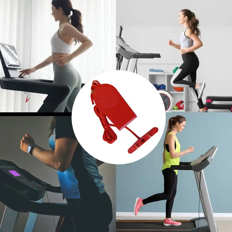Treadmill Universal Safety Key Emergency Stop Switches Start Key Double Insert Key Enjoy Running Fitness Equipment Accessories