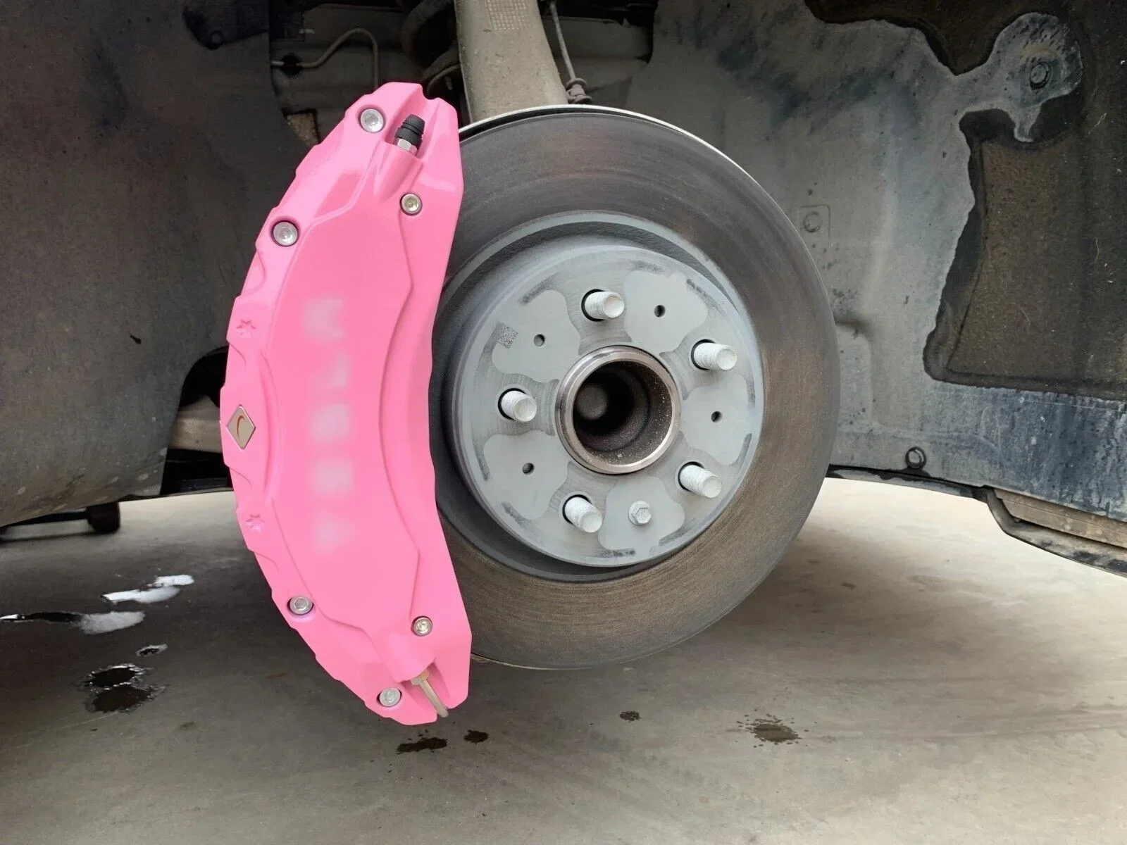 18 19 Inch Wheel Hub Pink Aluminum Front & Rear Brake Caliper Covers For Telsa Model 3 -