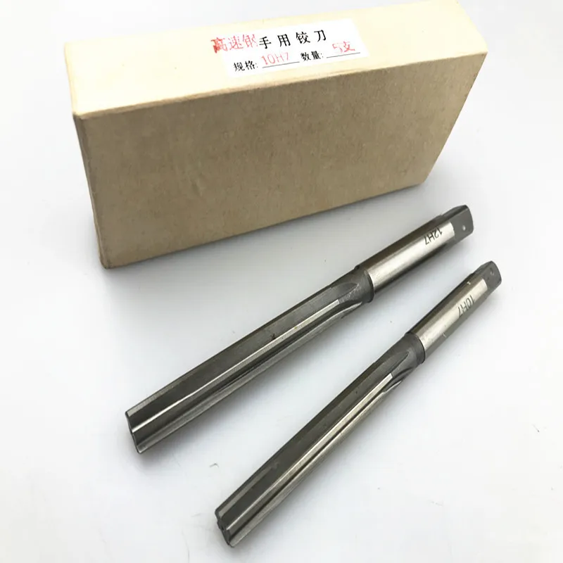H8 manual straight slot reamer 2-20mm, W6542 HSS manual square shank reamer, manual reaming and precision cutting milling cutter 5