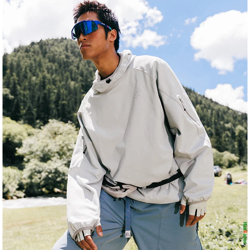 Men's Sports Hoodie Lightweight Quick-Dry Reflective Outdoor Adventure Ready Camping Running Hiking