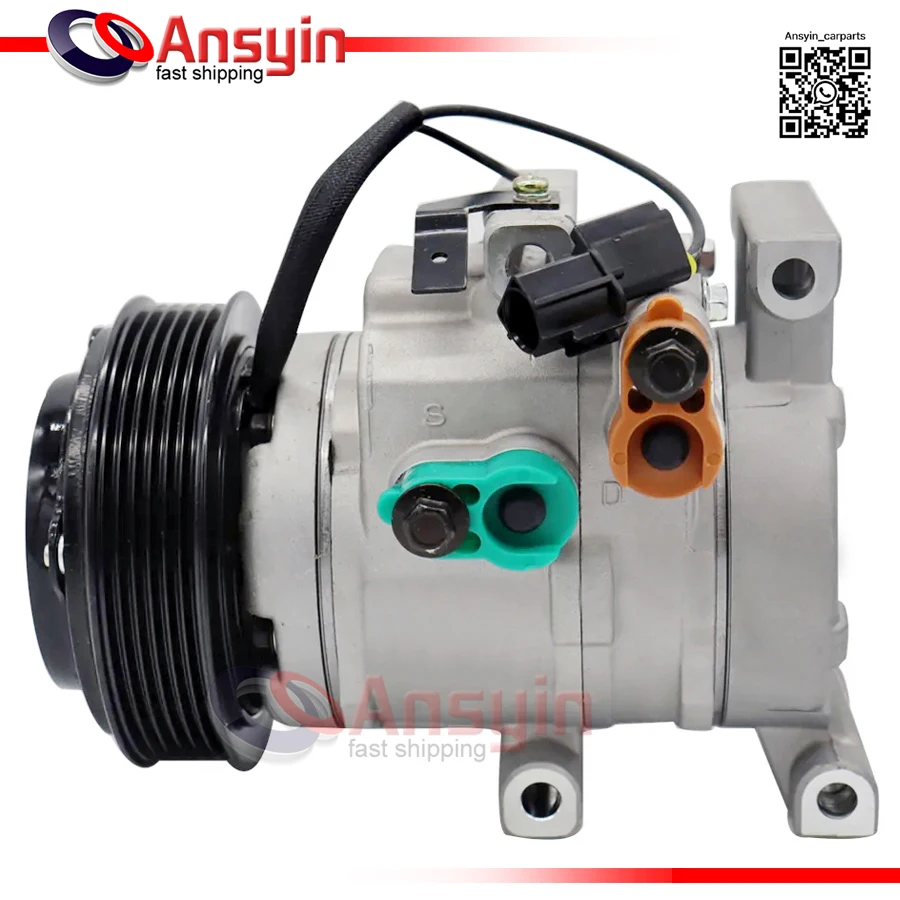 

NEW Auto AC Compressor For Kia Rio/K2 Hyundai Hb20/Verna/Solaris/Accent IV 1.4 1.6 2010 977014L000 977011R000 8FK351272111