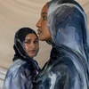 1 pièces Ramadan Hijab imprimé léopard femmes bohème aquarelle doux musulman Hijabs Floral respirant châle enveloppement écharpe foulard chaud