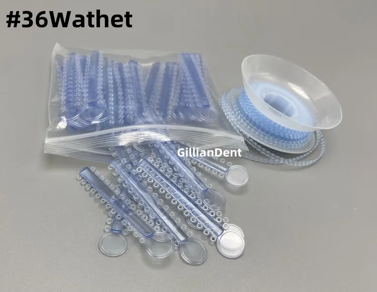 36 Wathet Dental Orthodontic Long Short Closed Elastic Rubber Power